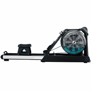 Double tube upright rowing machine